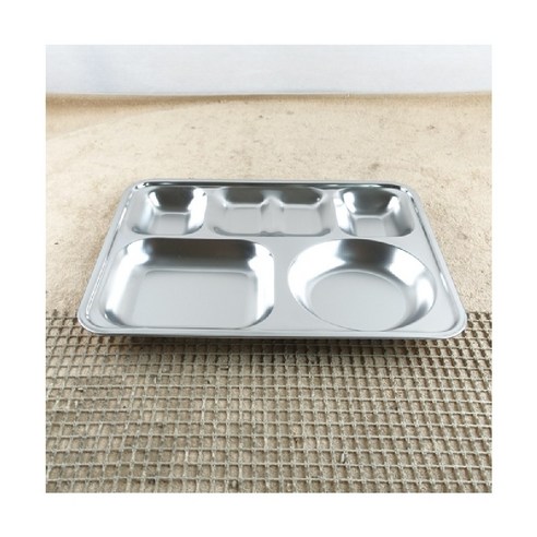 다용도 스테인리스 식판, 화인 스텐 식판 4찬으로 편리하고 위생적인 식사를!
