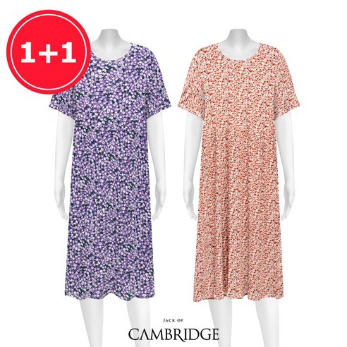 잭오브캠브릿지 여름 까실이 주름 원피스