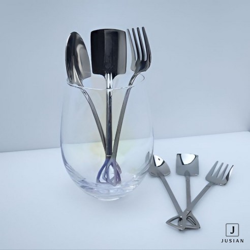 특별한 식탁을 완성하는 쥬시안 삽모양 디저트 스푼 포크 티스푼