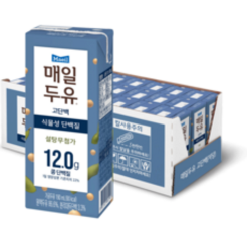 매일유업 매일두유 고단백, 190ml, 120개