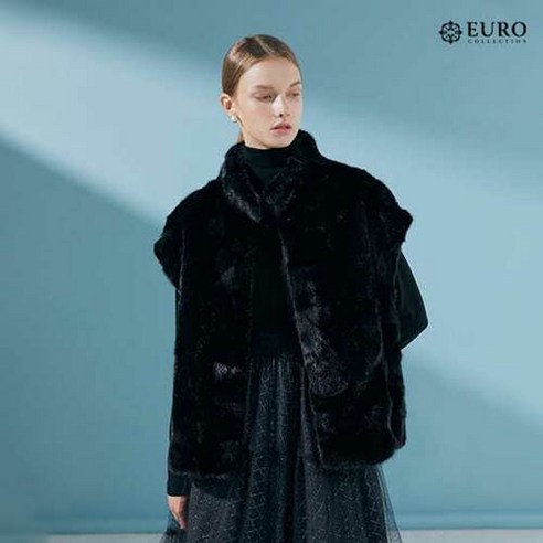유로컬렉션 23FW 케일리 밍크 베스트
