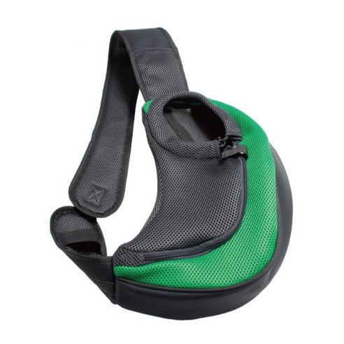 네발자국 반려동물 메쉬슬링백 (2sizes 7colors), 그린, 1개