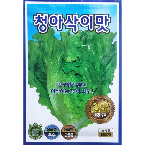 청아삭이맛상추씨앗1500립 아삭이상추