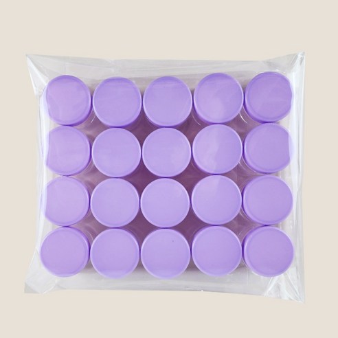 공병랩 화장품 공병 소분 용기 안전인증, 15g, 20개, 퍼플