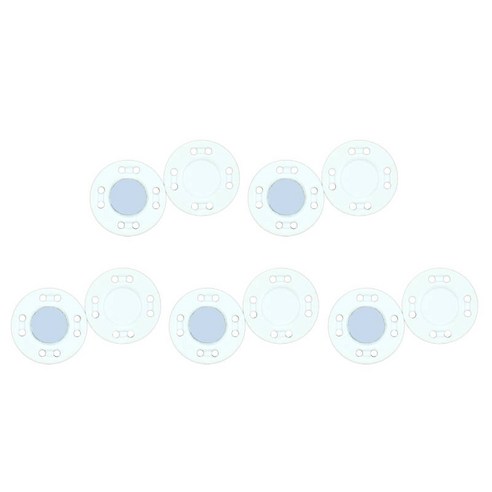 10 쌍 내구성 마그네틱 버튼 걸쇠 스냅 합금 퀼트 재봉 바지 자켓 코트 지갑 가방 가죽 스크랩북 DIY 공예 용품, 하얀색, 금속 합금