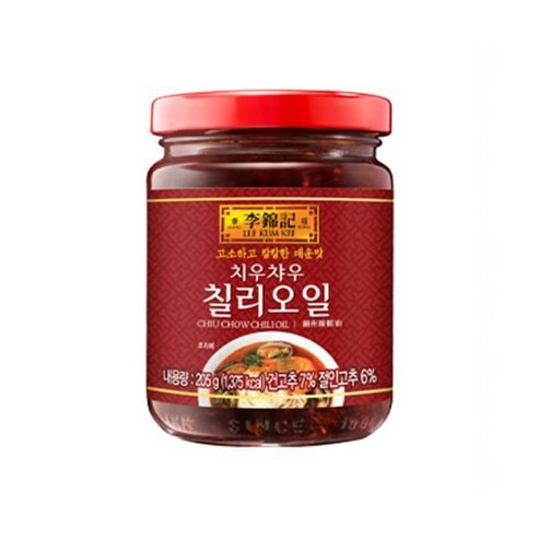 이금기 치우챠우 칠리오일, 8개, 205g