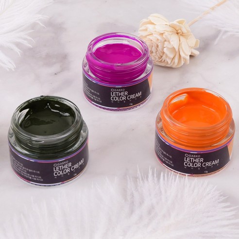 낡은 가죽, 이제 포기하지 마세요! 가스코 가죽컬러크림으로 새것처럼 복원하세요.