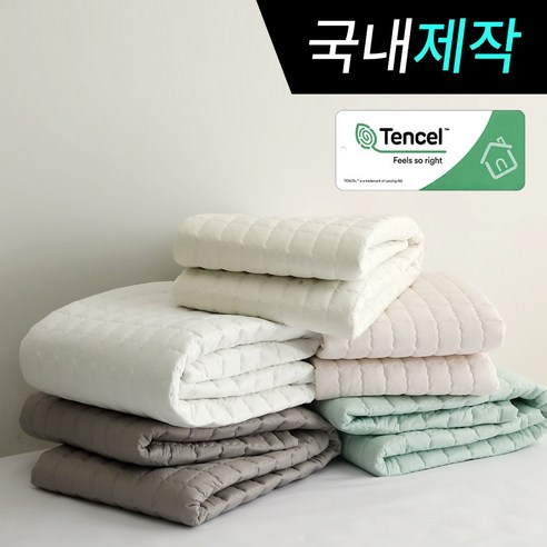 깃털처럼 가볍고 구름처럼 포근한 휴식을 선사하는 띵스룸 크림슈 텐셀모달 침대패드