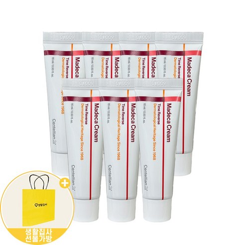 [마데카크림 생활집사선물Set] 센텔리안24 동국제약 마데카크림 타임리버스 15ml+생활집사 선물가방/ NEW 활성 TECA 최초 적용된 마데카크림 생활집사선물세트, 생활집사선물가방, 9개