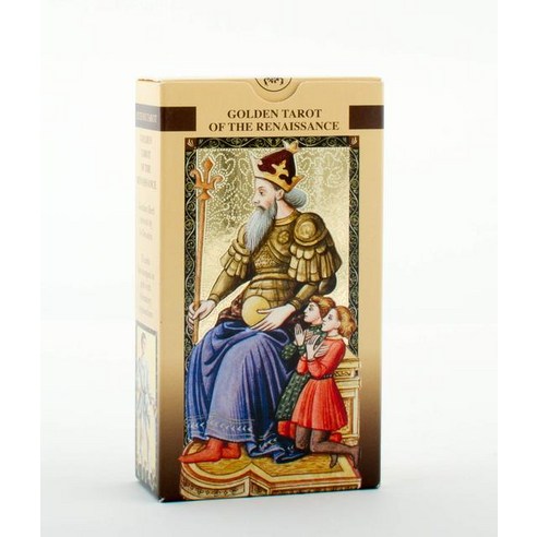 타로 할로윈 데크 오라클 카드 사이즈 12x7cm 사용 설명서 포함 게임 보드 성인용, 05 golden tarot of the