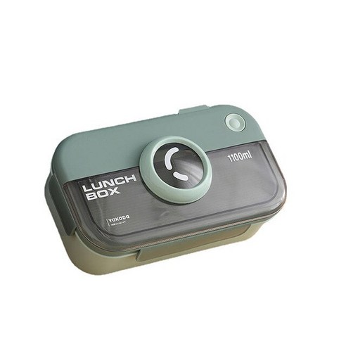 FREELIFE 도시락 상자 세트 귀여운 대용량 도시락통 OO-845, 1100ml green-450