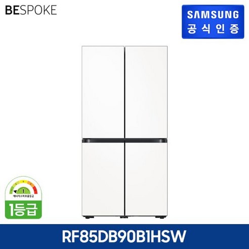 삼성 2024 비스포크 냉장고 4도어 RF85DB90B1HSW (사틴화이트)