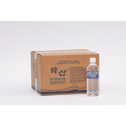 약산샘물 500ml 2박스 40병은 대한민국 강원도 홍천군에서 생산되는 천연 암반수로, 풀범위 천연미네랄과 중성인 약산수로 유기농 및 친환경 제품입니다.