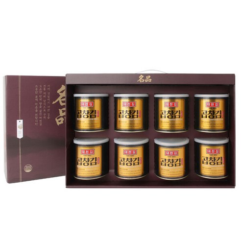 대천김 곱창김 캔김 30g 8캔, 8개