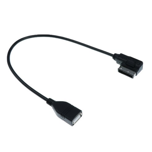 USB 어댑터 360mm 길이 케이블 플래시 드라이브에 대한 AMI 음악 인터페이스, 설명, 설명, 블랙