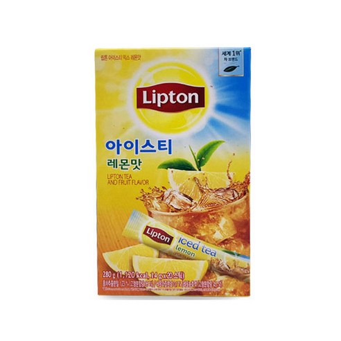 립톤 아이스티 레몬 20입 (60개, 280g) + 추가 20개 레몬아이스티 립톤 아이스티 레몬 20입 (60개, 280g) + 추가 20개 레몬아이스티