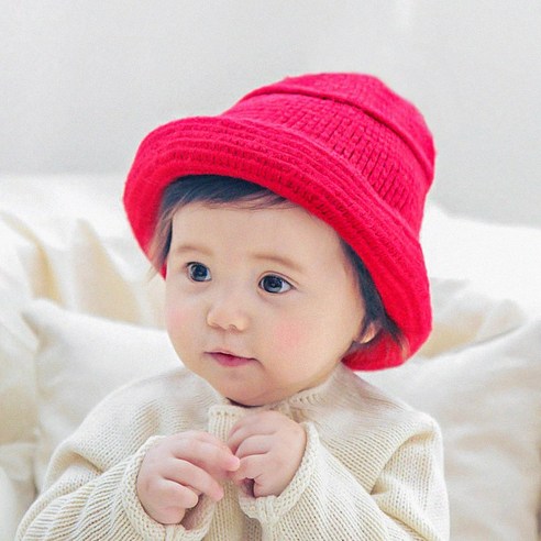 따뜻함과 스타일을 동시에: 국내산 니트 아기 키즈 벙거지