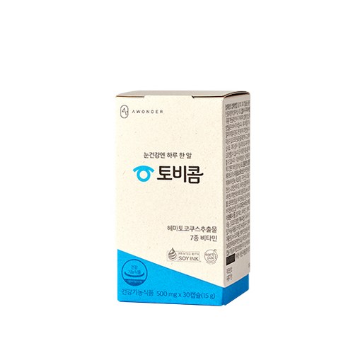 [안국약품] 눈건강엔 하루 한 알 토비콤 30정(1달분), 단품, 단품