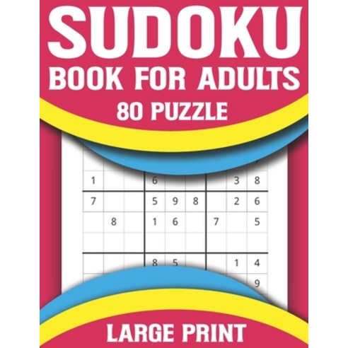 Sudoku Book For Adults: One Puzzle in Per Page-Sudoku Puzzle Book for Adults-80 Puzzles With Solutions Paperback, Independently Published, English, 9798702893600