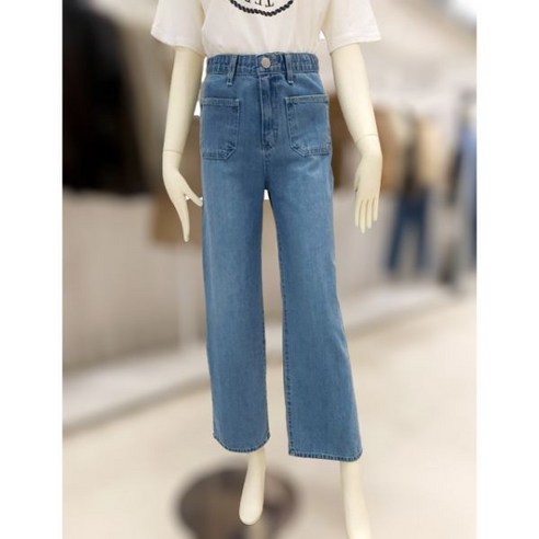 올리브데올리브 히든밴딩 아웃포켓 일자 와이드 데님 팬츠 YJ4ML509 백화점 아울렛 (3551487)