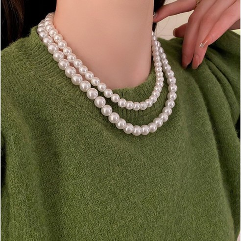 고급스럽고 세련된 elegantissime Pearls 진주목 목걸이로 화려함과 우아함을 표현해보세요.