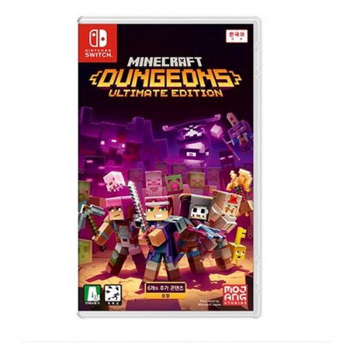 닌텐도 스위치, 마인크래프트 던전스 얼티메이트 에디션: 무한한 모험과 즐거움의 세계로! 닌텐도마인크래프트던전스