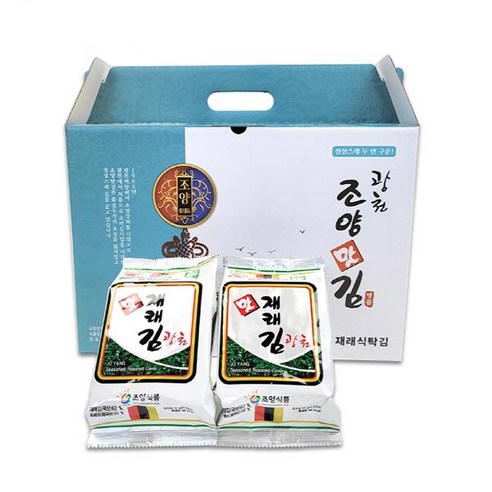 광천조양맛김 재래 식탁김 선물세트 16봉지, 재래식탁김15g×16봉지, 16개