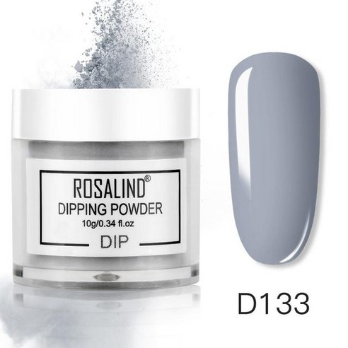 치닝디핑 ROSALIND 퓨어 컬러 플래시 디핑 파우더 키트 네일 먼지 장식 수지 안료 아트 프라이머 씰링 레이어 세트 필요 10ml, [18] RPD133