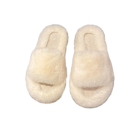 여성 외출용 슬리퍼 겨울 실내 실외 털 슬리퍼 Women''s slippers