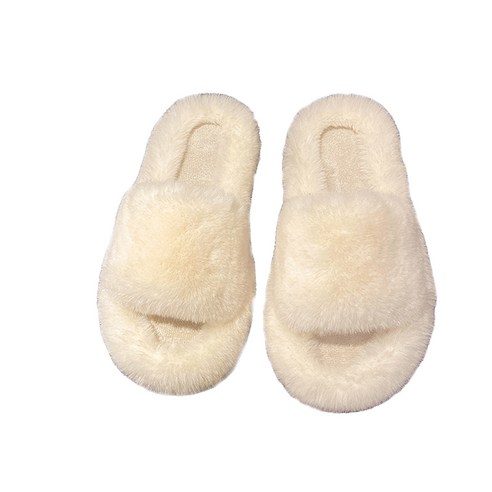 털슬리퍼  여성 외출용 슬리퍼 겨울 실내 실외 털 슬리퍼 Women's slippers