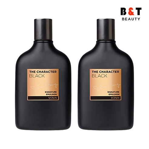 2개)보닌 더 캐릭터 블랙 시그니처 에멀젼140ml, 140ml, 2개