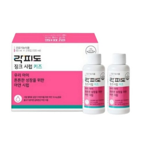 락피도 키즈 징크 시럽, 1개, 120ml