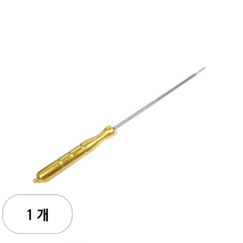 히트페이스 스텐304 머신컷 바늘빼기, 골드, 1개