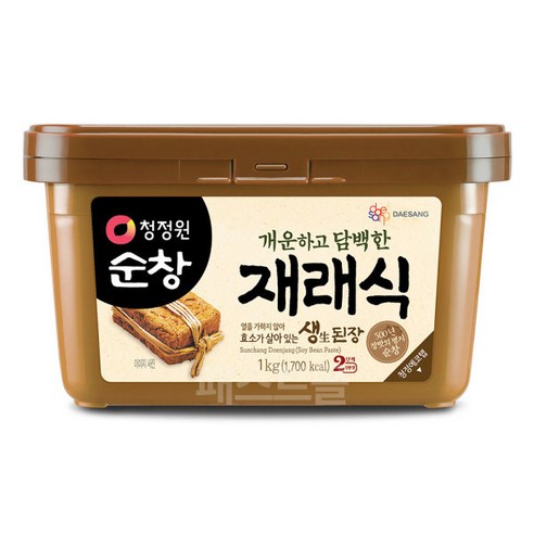 청정원 순창 재래식 생된장 1kg, 1개 
장/소스/드레싱/식초