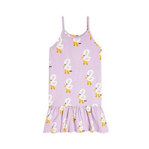 23SS BOBO CHOSES KIDS 보보쇼즈 키즈 펠리컨 패턴 나시 원피스 라이트퍼플 123AC126