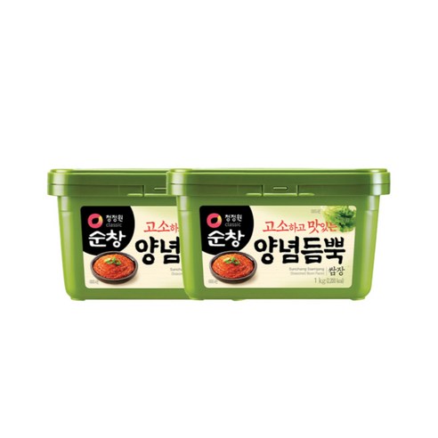   고소한 쌈장 (통) 고기용 쌈장 불맛 숯불 순대쌈장 깻잎 회 사사비 초장 상추 쌈채소 생와사비 참기름 마늘 의성마늘 국산참기름 깐마늘 순창고추장 된장 재래식된장 집된장 시골된장, 500g, 2개