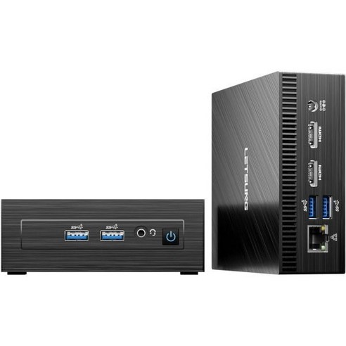 미니 컴퓨터 피시 pc 본체 LETSUNG Mini PC Air11 SE Intel Celeron N4020C NUC 11 팬 냉각 기능 2.8GHz 6GB LPDDR4128G S, N4020C/ 6GB+128GB