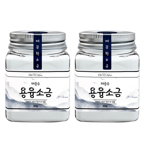 더순수 용융소금 미네랄소금 불순물 제로, 2개, 300g