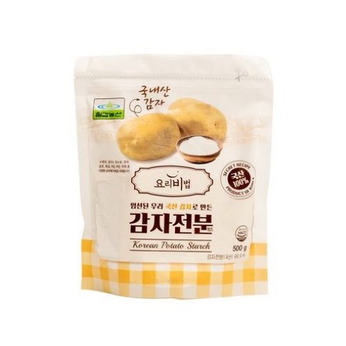 칠갑농산 감자 전분, 500g, 1개 가루/조미료/오일 칠갑농산 감자 전분, 500g, 1개 가루/조미료/오일
