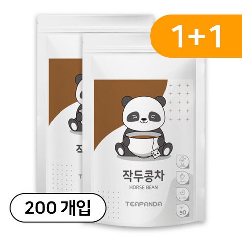 티판다 작두콩차 친환경 삼각티백, 2개, 100개입, 1g