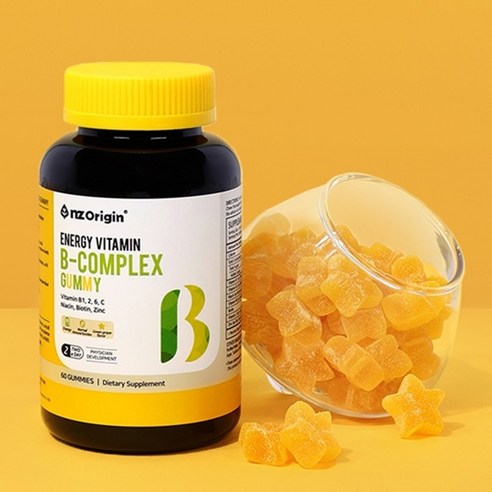 맛있는 비타민b 컴플렉스 vitamin b1 b2 b6 종합영양제 젤리 꾸미 면역 아연, 1개