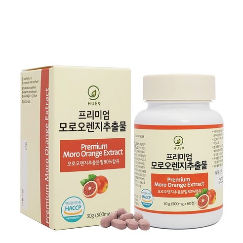 프리미엄 모로오렌지 추출물 60정, 1개