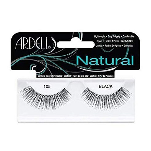 아델 프로페셔널 내추럴 래쉬 1쌍, 105 Black, 1개