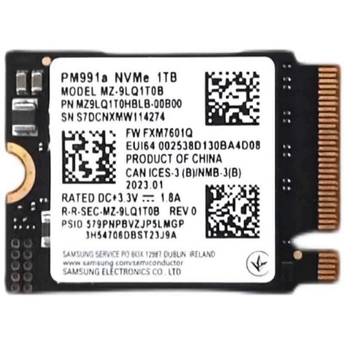 SSD 2230Nvme bc711 PM991A SN740 S990 BG5 1T 장치, 상세 페이지 참고, 하이닉스BC511 256G 2230 NVME