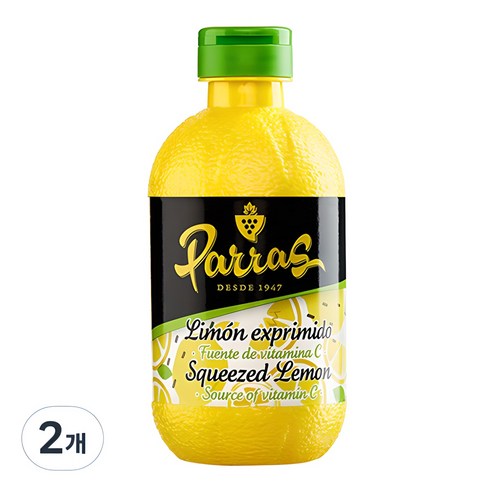 파라스 착즙 레몬 주스, 280ml, 2개