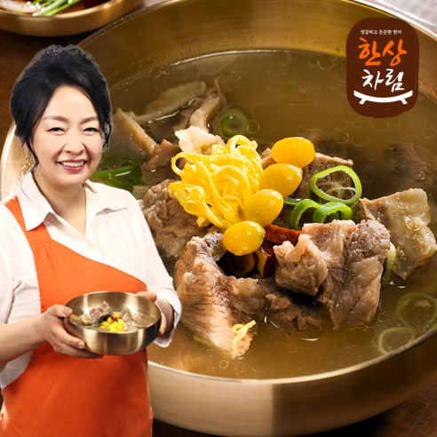 먹어볼까 박연경 뼈 없는 갈비탕 3.5kg – 국내산, 700g 팩 5개 간편요리