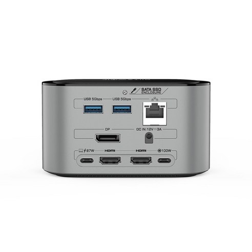 썬더볼트독 USB PORT 멀티 포트 노트북 허브 컨버터, 1m, 14 in 1 dp 모델 썬더볼트4도킹스테이션 11 노트북 도킹스테이션 hdmi c타입 썬더볼트 blitzwolf bw th12 14 in 1 usb 허브 (m.2 sata 3.0 ngff ssd 인클로저 포함) hd 4k, 회색