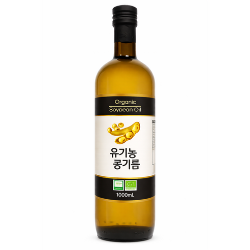 [상우] 프리미엄 유기농 NON-GMO 냉압착 식용유(콩기름)