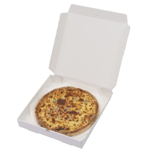 더담다 무지화이트 13inch 피자박스 50매(345x345x45mm), 50개