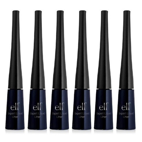 elf 엑스퍼트 리퀴드 아이라이너 4.5 g, Midnight, 6개